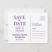 Save The Date Ampersand Mountain, État de New York, (Dos)
