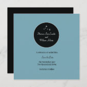 Save The Date Amsterdam Sauvez la date : Poudre bleu (Devant / Derrière)