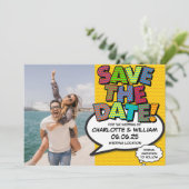 Save The Date Amusez-vous avec des photos pour annoncer la date  (Debout devant)