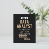 Save The Date Analyste de données (Debout devant)
