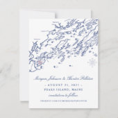 Save The Date ANCIENNE VERSION Peaks Island Enregistrer la date (Devant)