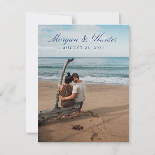 Save The Date ANCIENNE VERSION Peaks Island Enregistrer la date (Dos)