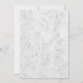 Save The Date Ancre Blue Rustic Enregistrer l'Invitation de date (Dos)