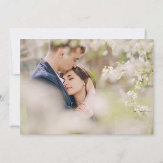 Save The Date Ancre nautique Bois rustique (Dos)