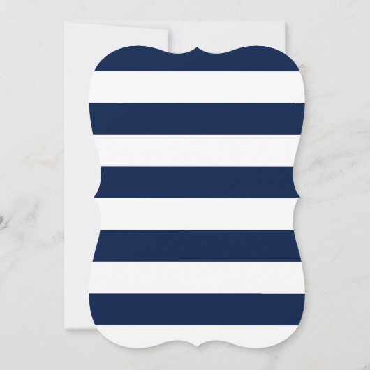 Save The Date Ancre nautique classique Enregistrer la date (Dos)