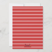 Save The Date Ancre Script bleu et rouge Enregistrer la date (Dos)