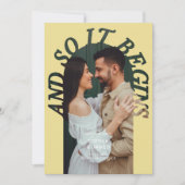 Save The Date And So It Begins Arch Photo Citrus Wedding (Devant)