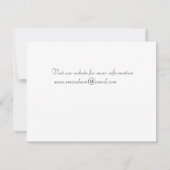 Save The Date Anémones, ranunculus, ruban (Dos)