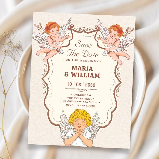 Save The Date Anges vintage