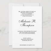 Save The Date Animaux et fleurs (Dos)