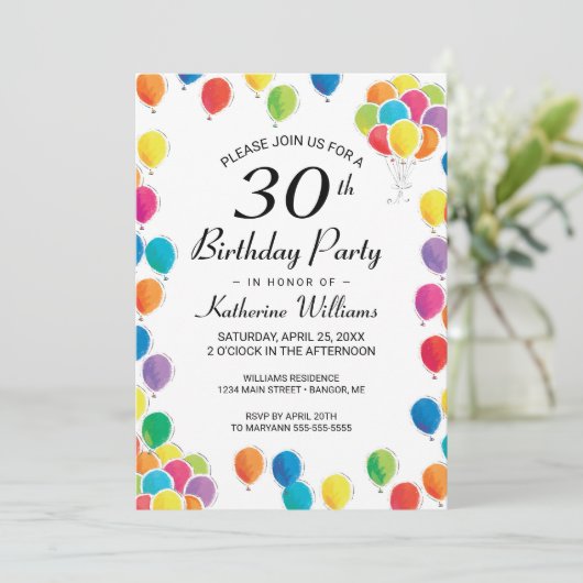 Save The Date anniversaire (Debout devant)