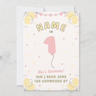 Save The Date Anniversaire d'enfant