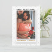 Save The Date Anniversaire minimaliste (Debout devant)