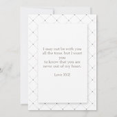 Save The Date Anniversaire minimaliste (Dos)