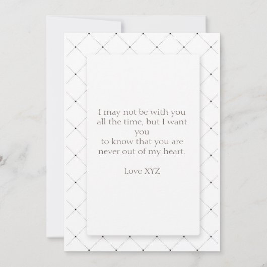 Save The Date Anniversaire minimaliste (Dos)