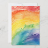 Save The Date Annonce arc-en-ciel gay lesbienne pour réserver la (Dos)