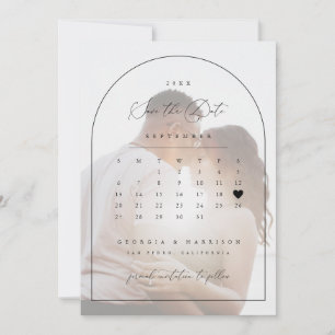 Save The Date Annonce de calendrier de chéri(e) pour Sauvegarder