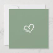 Save The Date Annonce de changement de plans de mariage moderne (Dos)