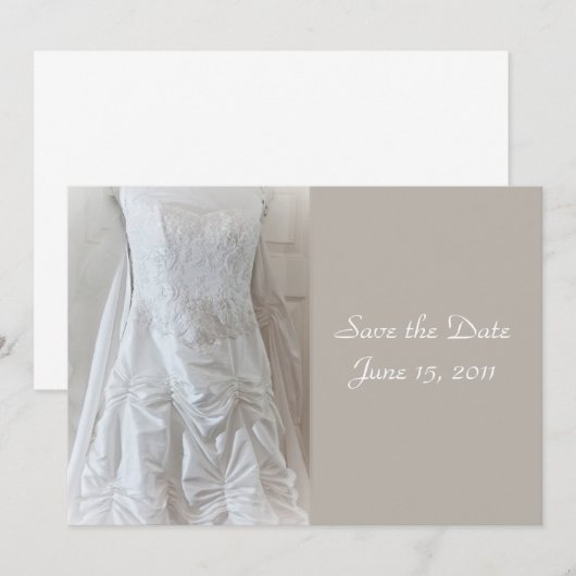 Save The Date Annonce de Mariage (Devant / Derrière)