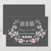 Save The Date Annonce de mariage et de sauvegarde de date de sty (Devant / Derrière)