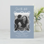 Save The Date Annonce de mariage pour un heureux couple (Debout devant)