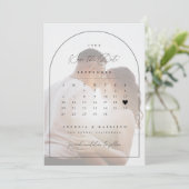 Save The Date Annonce de mise à jour du calendrier pour les amou (Debout devant)