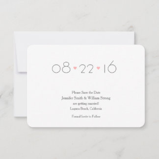 Save The Date Annonce de mise en garde (Amoureux)