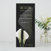 Save The Date Annonce de Mise en Garde Fleur de Calla Lily (Debout devant)