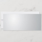 Save The Date Annonce de réservation de billet de cinéma (Argent (Dos)