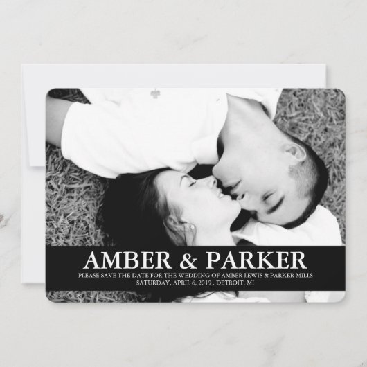 Save The Date Annonce de sauvegarde de date | 2Names (Devant)