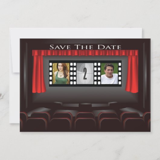 Save The Date Annonce de sauvegarde de date de cinéma (Devant)