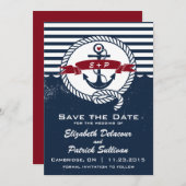 Save The Date Annonce de sauvegarde de date de mariage rustique (Devant / Derrière)