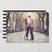 Save The Date Annonce de sauvegarde de date manuscrite (Devant / Derrière)