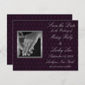 Save The Date Annonce de sauvegarde de la date (Devant / Derrière)