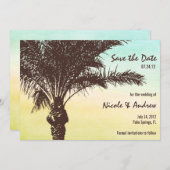 Save The Date Annonce de sauvegarde de la date de mariage au cou (Devant / Derrière)