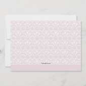 Save The Date Annonce de sauvegarde de la date définitive (Dos)