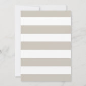 Save The Date Annonce de sauvegarde rayée (Dos)