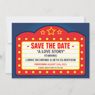 Save The Date Annonce de Théâtre de Cinéma Enregistrer la Date