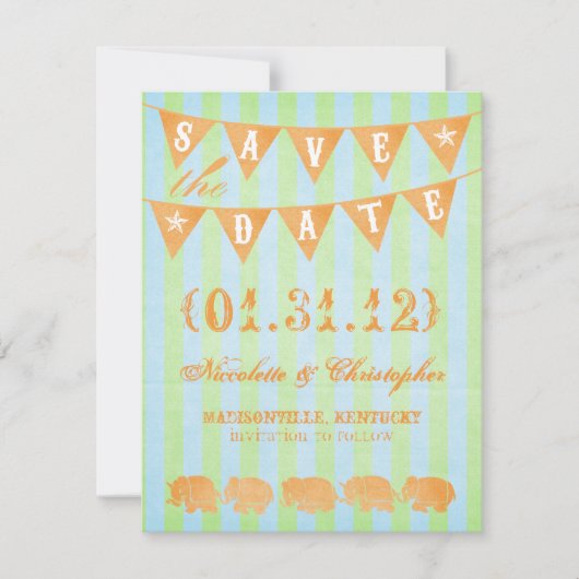 Save The Date Annonces de Bailey Enregistrer la date (Devant)