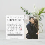 Save The Date Annonces de calendrier pour Sauvegarder la Date | (Debout devant)