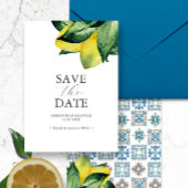 Save The Date Annonces de mariage de destination en Italie