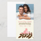 Save The Date Annonces de Mariage photo personnalisé Inséparable (Devant / Derrière)