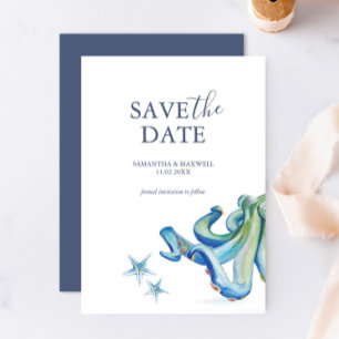 Save The Date Annonces de mariage sur la plage personnalisées