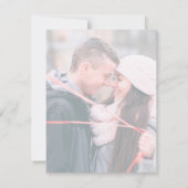 Save The Date Annulation de la date de mariage reportée (Dos)