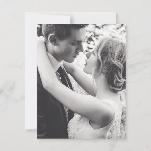 Save The Date Annulation de la date de mariage reportée (Dos)