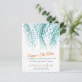 Save The Date Annuler la date de mariage changement de plan palm (Debout devant)