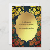 Save The Date Antique cadre vieux or enregistrer la date (Dos)