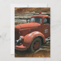 Antique Fire Truck Vintage Fire