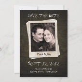 Save The Date Antique Unique Enregistrer La Date Annonce (Devant)