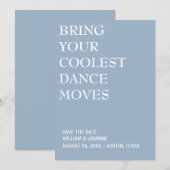 SAVE THE DATE APPORTEZ VOS MEILLEURES FIGURES DE DANSE MARIAGE D (Devant / Derrière)